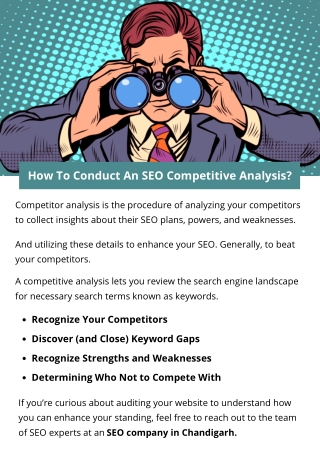 How To Conduct An SEO Competitive Analysis?