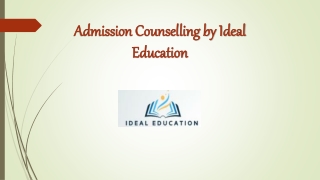 Importance of Admission Consultants