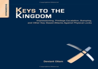 PDF Keys to the Kingdom: Impressioning, Privilege Escalation, Bumping, and Other