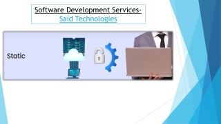 Software Development Services- Said Technologies