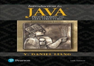 [DOWNLOAD PDF] Introduction to Java Programming and Data Structures, Comprehensi