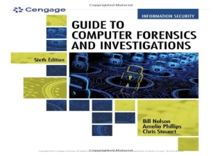 (PDF BOOK) Guide To Computer Forensics and Investigations - Standalone Book free
