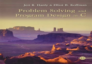 [READ PDF] Problem Solving and Program Design in C full