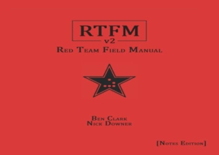 download RTFM [Notes Edition]: Red Team Field Manual v2 android
