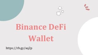 Binance Defi Wallet
