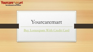 Buy Lorazepam With Credit Card | Yourcaremart.com