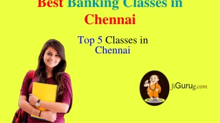 Top 5 Banking Classes in Chennai