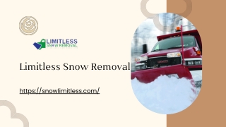 Snow Removal Companies | Limitless Snow Removal