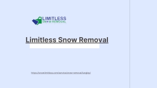 Snow Shoveling Service Langley | Snowlimitless.com