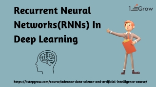 Recurrent Neural Networks(RNNs) In Deep Learning