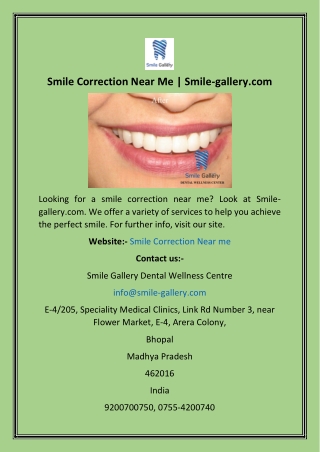 Smile Correction Near Me  Smile-gallery
