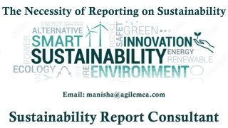 The Necessity of Reporting on Sustainability