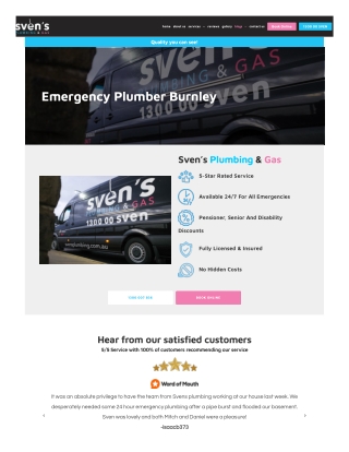 Emergency Plumber Burnley