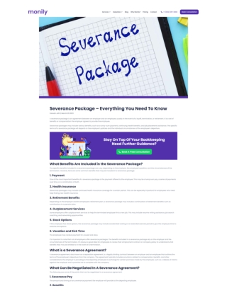 Severance Package – Everything You Need To Know