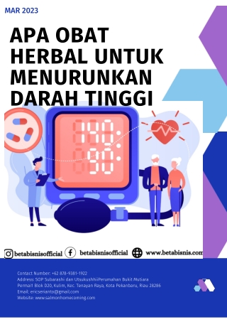 Apa obat herbal untuk menurunkan darah tinggi- WA 087893811922