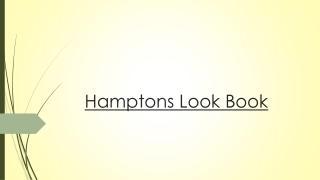 A Hamptons Look Book with Ideas for Designing the Perfect Hamptons House