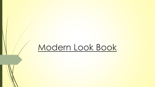 A Look Book with a Wide Range of Modern Looks for Your Ideal House