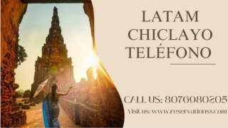 Latam chiclayo Telefono