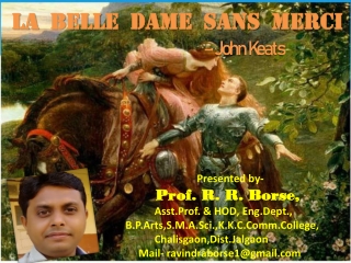 La Belle Dame sans Merci- John Keats ppt