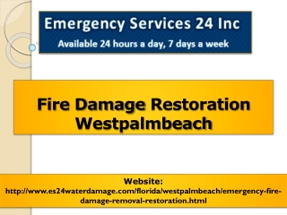 Fire Damage Restoration Westpalmbeach
