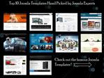Top 10 Joomla Templates Hand Picked by Joomla Experts