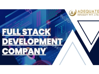 Full stack Development services at reasonable prices.