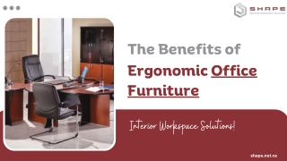 The Benefits of Ergonomic Office Furniture