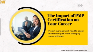 The Impact of PMP Certification on Your Career .pdf