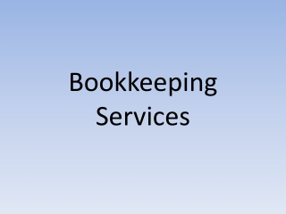 Bookkeeping Services