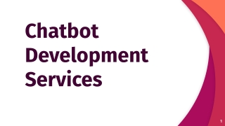 Chatbot Development Services