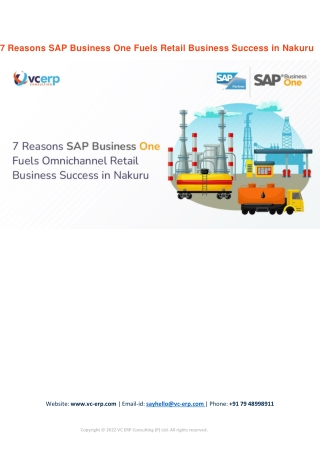 7 Reasons SAP Business One Fuels Retail Business Success in Nakuru