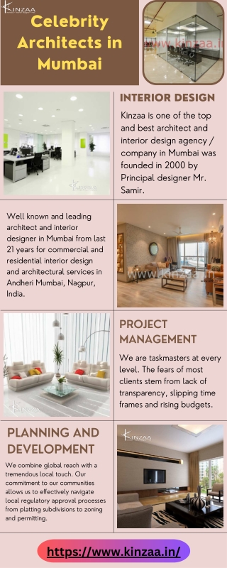 Celebrity architects in Mumbai - Best Interior Designers in Mumbai - Kinzaa