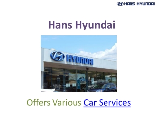 Hyundai Car Services Centre near me
