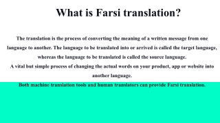 Why do companies choose Farsi translation?