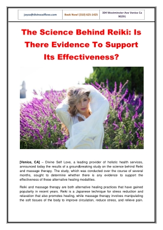 The Science Behind Reiki Is There Evidence To Support Its Effectiveness
