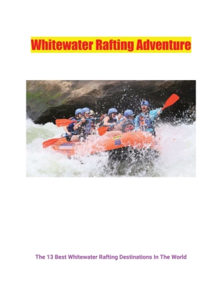 Whitewater Rafting Adventure