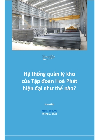 SmartBiz_He thong quan ly kho cua Hoa phat khung nhu the nao