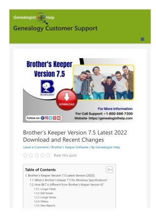 Brother's Keeper Latest  Version 7.5