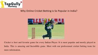 Get Online Cricket Betting Tips From Our Professional Team