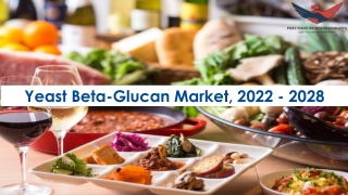 Yeast Beta-Glucan Market Future Prospects and Forecast To 2028