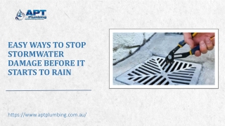 Easy Ways to Stop Stormwater Damage Before it Starts to Rain