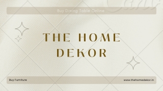 Buy Dining Table Online