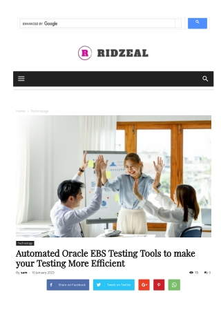 Automated Oracle EBS Testing Tools to make your Testing More Efficient