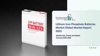 Lithium Iron Phosphate Batteries Market - Global Outlook 2023-2032