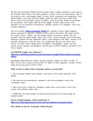 The first tyAcromegaly Market to Exhibit a Remarkable 9.3% Cpe Acromegaly Market