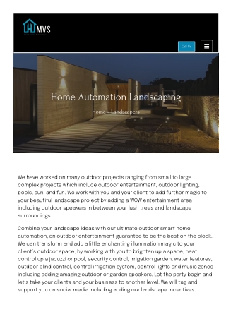 Planning a Home Automation Landscaping Project in Melbourne?