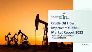 Crude Oil Flow Improvers Market Size, Trends and Global Forecast To 2032