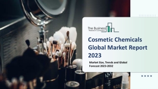 Cosmetic Chemicals Market Size, Trends and Global Forecast To 2032