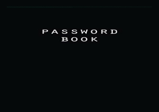 PDF Password Book: internet password book with tabs| Password Logbook| Logbook T