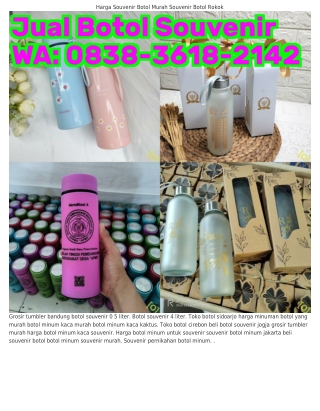 Ô838•3ϬI8•ᒿIԿᒿ (WA) Souvenir Botol 1 Liter Botol Souvenir Ulang Tahun